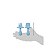 Kit Talheres em Silicone Azul - Imagem 3