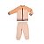 Conjunto Fleece Jaqueta e Calça Plush Buckle Bege - Imagem 2