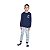 Pijama Baseball Camiseta e Calça Meia Malha - Imagem 1