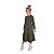 Vestido Midi Verde Militar - Imagem 1