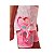 Conjunto Infantil Blusa e Bermuda Ciclista Off White Estampa Love - Imagem 2