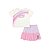 Conjunto Infantil Blusa e Saia Shorts Off White Most Colorful - Imagem 1