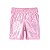 Conjunto Infantil Blusa Off White com Laço e Bermuda Ciclista Rosa - Imagem 3