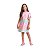 Vestido Infantil Floral Rosa - Imagem 1