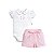 Conjunto Body Manga Curta e Shorts em Tricot Menina - Imagem 3