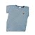 Conjunto Body em Malha Tricot, Short Dinossauros e Bandana Azul - Imagem 3