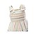 Vestido Maquinetado Listrado com Babados - Imagem 3