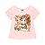 Pijama Infantil Menina Blusa e Calça Estampa Oncinha - Imagem 3