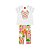 Conjunto Infantil Menina Blusa e Legging Estampa Floral - Imagem 3