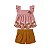 Conjunto Infantil Menina Blusa e Short Flores - Imagem 2