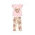 Conjunto Infantil Blusa e Legging Estampa Floral - Imagem 3