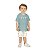 Conjunto Infantil Camiseta e Bermuda Beach Verde - Imagem 1