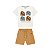Conjunto Infantil Camiseta e Bermuda Elefantes - Imagem 2