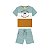 Conjunto Infantil Camiseta e Bermuda Summer Trip Verde - Imagem 2