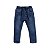 Calça Jeans Infantil com Elastano e Cordão Azul Marinho - Imagem 1
