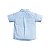 Camisa Manga Curta Maquinetada Azul Infantil - Imagem 2