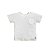 Camiseta Manga Curta em Malha Tricot com Bolso Off White - Imagem 1