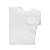 Camiseta Manga Curta em Malha Tricot com Bolso Off White - Imagem 2