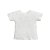Camiseta Manga Curta em Malha Tricot com Bolso Off White - Imagem 3