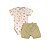 Conjunto Body Manga Curta e Short em Suedine e Malha Tricot - Imagem 6