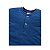 Conjunto Camiseta Manga Curta e Bermuda em Linho Azul - Imagem 3