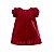 Vestido em Tricoline Flamê Bordado Morangos Vermelho - Imagem 2