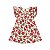 Vestido Manga Curta em Cotton Estampado Off White - Imagem 1