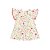 Vestido em Tecido Estampado Floral Off White - Imagem 1