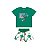 Conjunto Blusa e Short em Meia Malha Verde - Imagem 1