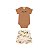 Conjunto Body e Short em Suedine Estampado - Imagem 2