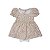 Body Vestido Little Garden Creme Floral - Imagem 1