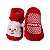 Meia Sapatinho Antiderrapante Papai Noel Vermelho - Imagem 2