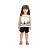Conjunto Infantil Milon Blusa e Short Preto - Imagem 1