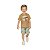 Conjunto Infantil Milon Camiseta e Bermuda Camurça - Imagem 1