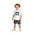 Conjunto Infantil Milon Camiseta e Bermuda Listrada - Imagem 1