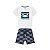 Conjunto Infantil Milon Camiseta e Bermuda Listrada - Imagem 2