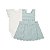Conjunto Bebê Milon Salopete e Body Off White - Imagem 2