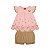 Conjunto Bebê Kyly Bata e Short Rosa Champagne - Imagem 2
