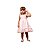 Vestido Infantil Brunisa Água Doce Rosa Claro - Imagem 1