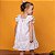 Vestido Infantil Brunisa Água Salgada Branco Bordado - Imagem 4