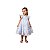 Vestido Infantil Brunisa Brilho do Mar Azul Claro - Imagem 1