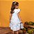 Vestido Infantil Brunisa Brilho do Mar Azul Claro - Imagem 3