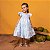 Vestido Infantil Brunisa Brilho do Mar Azul Claro - Imagem 2