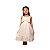 Vestido Infantil Brunisa Concha Bege - Imagem 1