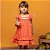 Vestido Infantil Brunisa Estrela do Mar Coral - Imagem 5