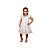 Vestido Infantil Brunisa Laise Água do Mar Branco - Imagem 1
