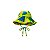 Chapéu de Praia Bebê Fofotinhos Neon Print Proteção UV - Imagem 5