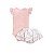 Conjunto Body Manga Curta Bordado e Short em Voil Floral - Imagem 2