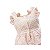 Vestido em Tricoline Flamê Xadrez com Laços Off White - Imagem 3
