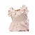 Vestido em Tricoline Flamê Xadrez com Laços Off White - Imagem 4